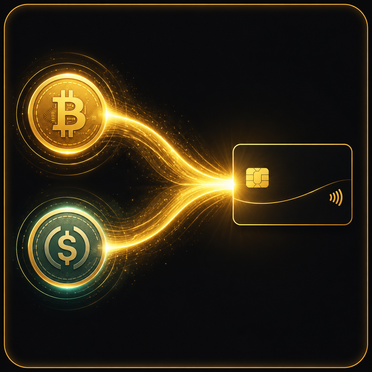 Bitcoin and USDT balances combine into one payment